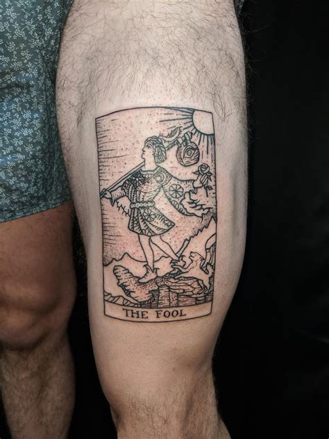 the fool tattoo|death tarot card tattoo meaning.